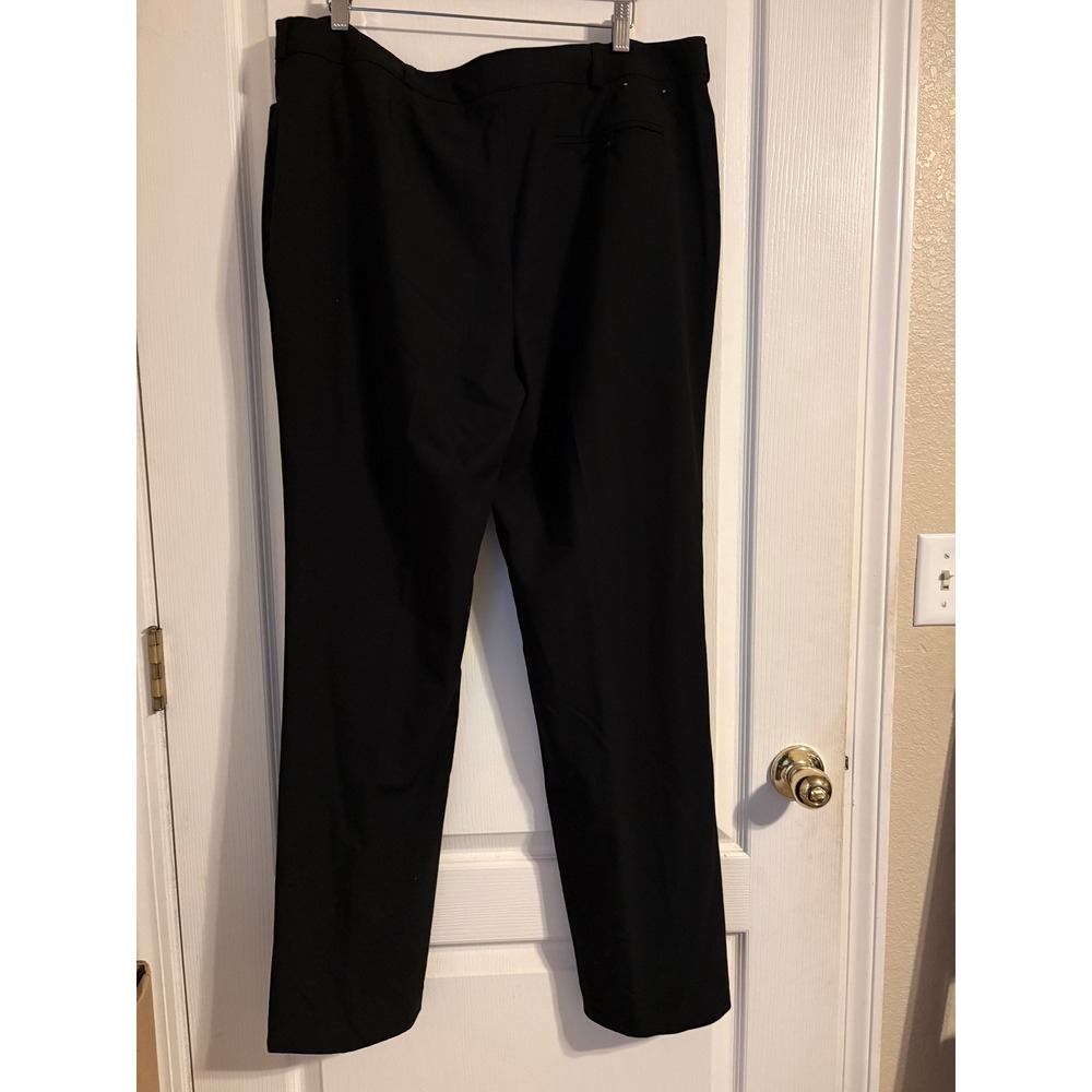 Calvin Klein Modern Fit Black Dress Pants‎ Womens Size 16 Straight Leg Trousers